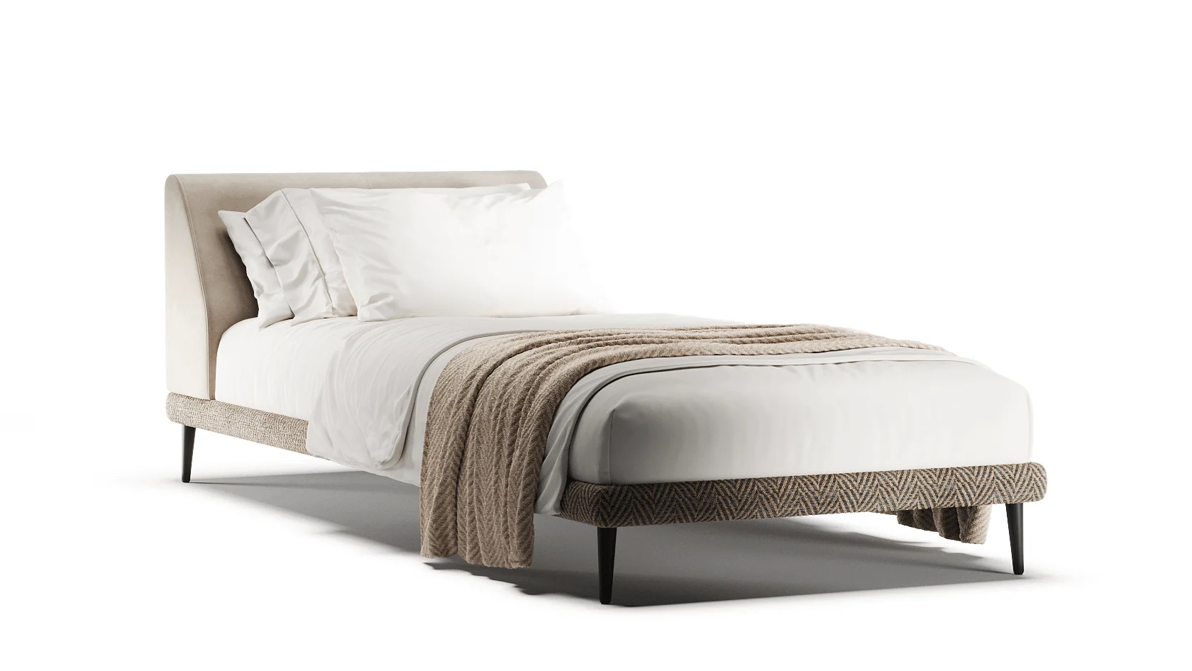 Односпальная кровать Viiste B Kid beds.one на белом фоне
